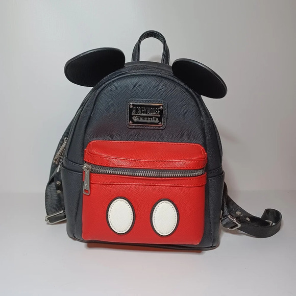 RARE Collectible Loungefly Mickey Mouse Suit Mini Backpack see pictures for refe - Picture 1 of 9